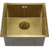 Мойка 4545 MELANA ProfLine 1,2/220 САТИН ЗОЛОТО  врезная квадратная D4545HG