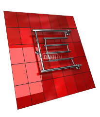 Полотенцесушитель водяной ДВИН D "Pobeda" лесенка 50/50, полированный (4627106963723)