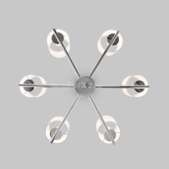 Подвесная люстра Eurosvet 60146/6 никель