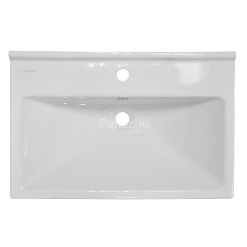 Комплект тумба Loranto подвесная Аврора 60 600х400х560 с раковиной Fest 60 белая (CS00085751)